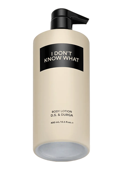 I DON'T KNOW WHAT BODY LOTION