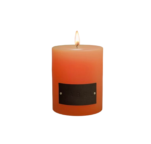 PILLAR CANDLE BERGAMOT & MYRTLE